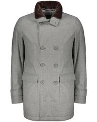 Herno - Double-Breasted Coats - Lyst