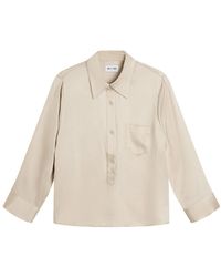 Sand - Overhemden ,3176 Matt Nepeta Blouse - Lyst