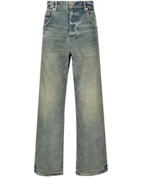Purple Brand - Blaue jeans mit stilvollem design,vintage dirty relaxed fit jeans - Lyst