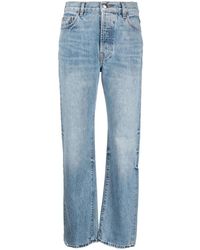 Amiri - Stonewash straight-leg jeans - Lyst