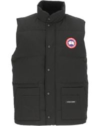 Canada Goose - Jassen ,Zwart ,Freestyle Crew Vest - Lyst