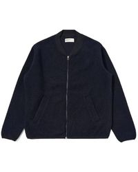 Universal Works - Jassen ,Blauw ,Zip Bomber Jacket - Lyst