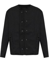 Y-3 - Jassen ,Zwart ,Polyester Sport Uniform Adaptive Collarless Blouson - Lyst