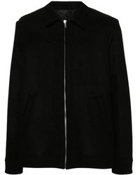 Rick Owens - Jassen ,Zwart ,Zwarte Jassen Voor Een Stijlvolle Look - Lyst