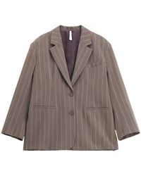 Imperial - Gestreept Blazer - Lyst