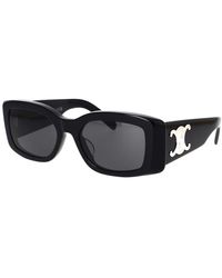 Celine - Sunglasses,triomphe xl quadratische sonnenbrille schwarz grau - Lyst