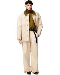 Ami Paris - Jassen ,Katoen Cotton Padded Worker Jacket - Lyst