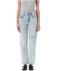 Anine Bing - Straight Jeans - Lyst