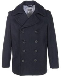 Schott Nyc - Double-Breasted Coats - Lyst