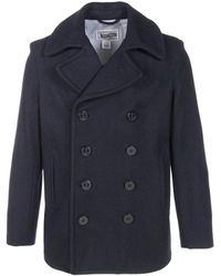Schott Nyc - Double-Breasted Coats - Lyst