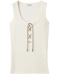 Burberry - Sleeveless Tops - Lyst