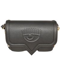 Chiara Ferragni - Stilvolle schwarze taschen kollektion,schwarze handtasche für frauen - Lyst
