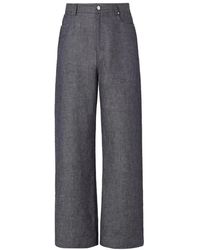 Fendi - Wide Jeans - Lyst