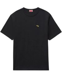 KENZO - Tops ,Zwart ,Katoen Jumping Tiger T-Shirt - Lyst