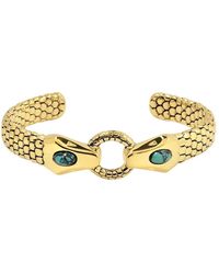Aurelie Bidermann Tao bracelet in turquoise - Metallizzato