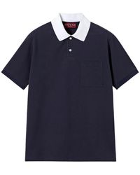 Gucci - Stretch Katoen Piqué Poloshirt - Lyst