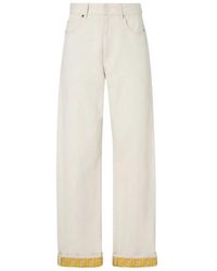 Fendi - Wide Jeans - Lyst