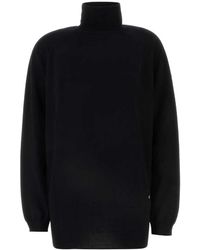 Moschino - Schwarzer wollpullover - Lyst