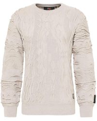 carlo colucci - Effen Ronde Hals Trui D'Andrea - Lyst
