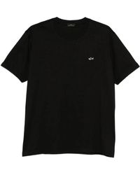 Paul & Shark - Zwart Crew Neck Katoenen T-Shirt - Lyst