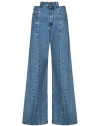 Maison Margiela - Jeans ,Blauw ,Denim Décortiqué Wijde Jeans - Lyst