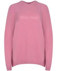Alberta Ferretti - Round-Neck Knitwear - Lyst
