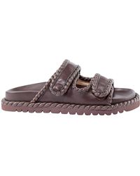 Bibi Lou - Stylische Braune Sliders - Lyst