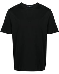 Herno - Superfijn Katoen Stretch T-Shirt - Lyst