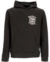 Element - Schwarzer Leichter Hoodie Mit Kordelzug - Lyst