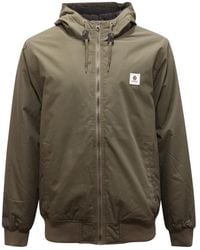 Element - Jassen ,Groen ,Polyester Dulcey Gewatteerde Jas Groen - Lyst