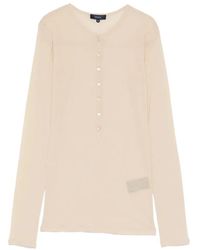 Soeur - Truien & Vesten ,Denim Isabella T-Shirt Met Lange Mouwen - Lyst