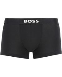 HUGO - Ondergoed ,Zwart ,Katoen Katoenen Boxer Set Met Logoband - Lyst