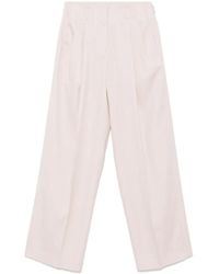 Golden Goose - Wide-Leg Trousers With Concealed Fastening And Flap Pockets - Lyst