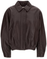 Arma - Korte Boxy Leren Jas - Lyst