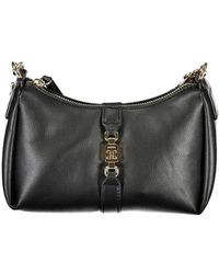 Tommy Hilfiger - Borsa a tracolla in poliestere nero - Lyst