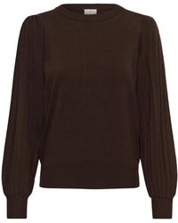 Kaffe - Rundhals-Strickware - Lyst