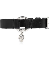 McQueen - Skull Ring Wrap Armband - Lyst