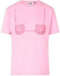Gcds - Tops ,Roze ,Katoen Hello Kitty Geprinte Bra Boxy T-Shirt - Lyst