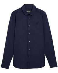 Lyle & Scott - Blue Cotton Shirt - Lyst