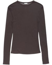 Acne Studios - Dunne T-Shirt Met Lange Mouwen - Lyst