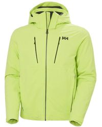 Helly Hansen - Fitness ,Groen ,Alpha 4.0 Jacket - Lyst