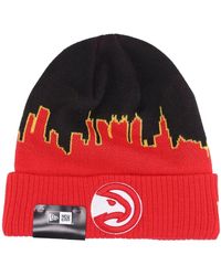 KTZ - Accessoires ,Veelkleurig ,Atlanta Hawks Nba Gebreide Muts - Lyst