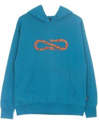 Propaganda - Hoodies & Sweatvesten ,Blauw ,Katoen Flame Logo Hoodie - Lyst