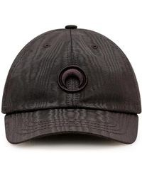 Marine Serre - Accessoires ,Zwart ,Katoen Moire Baseball Cap - Lyst