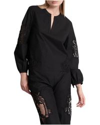 Kaos - Blusa de algodón bordada - Lyst