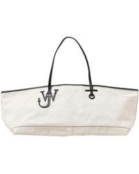 JW Anderson - Weiße Crossbody-Tasche Mit Logo - Lyst