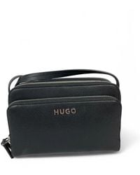 BOSS - Crossbody Double Tasche Mit Reißverschluss - Lyst