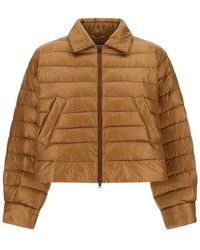 Herno - Jassen ,Bruin ,Nylon Cape - Lyst