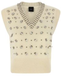 Pinko - V-Neck Knitwear - Lyst