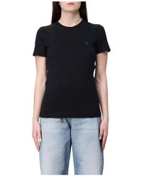 Save The Duck - Zwart Grafisch Print T-Shirt Voor Vrouwen - Lyst